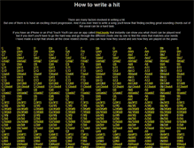 Tablet Screenshot of hitwriter.dk